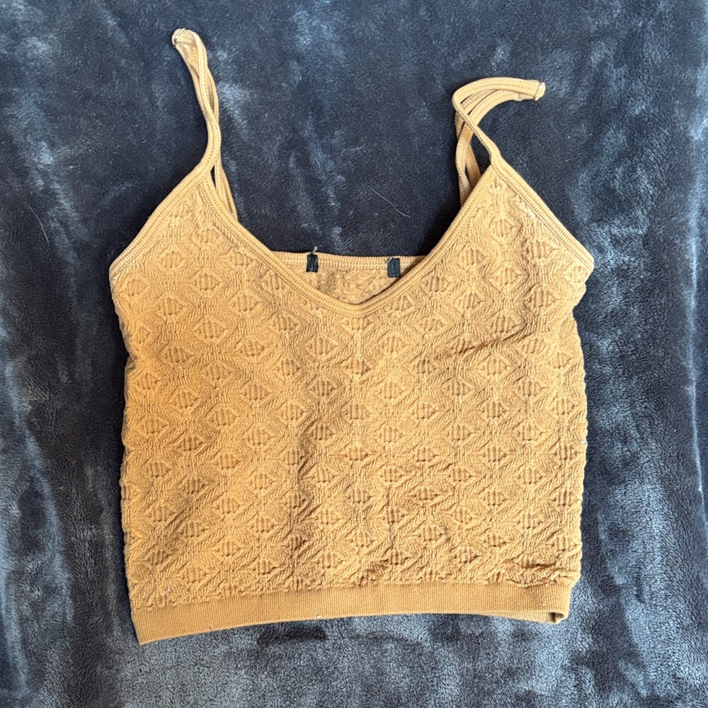 Textured Tan Women's Top